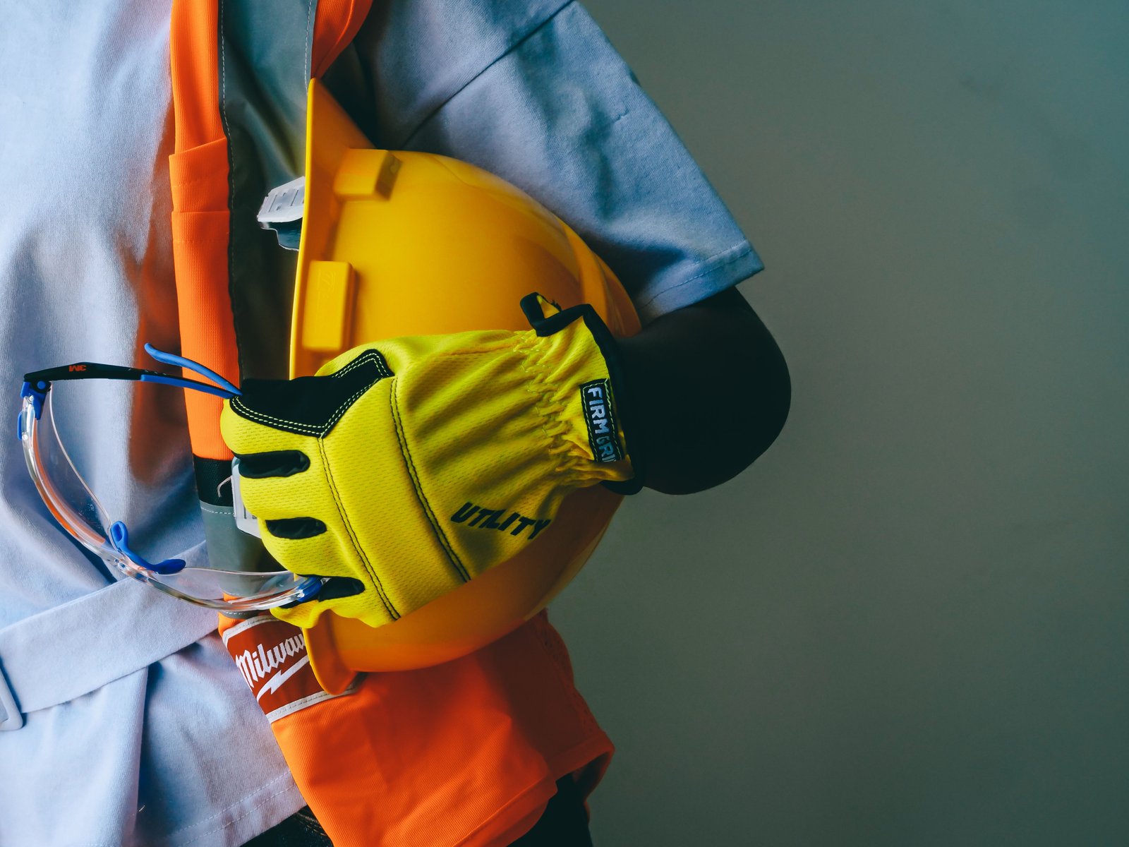 Safety officer at an industrial site